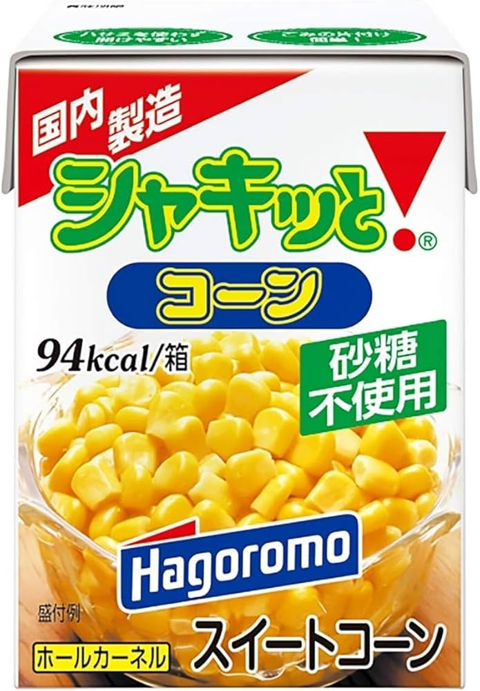 Amazon.co.jp: はごろも シャキッと! コーン (紙パック) 190g×5